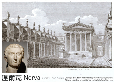 涅爾瓦 Nerva (羅馬皇帝), 羅馬帝國：皇帝時間軸