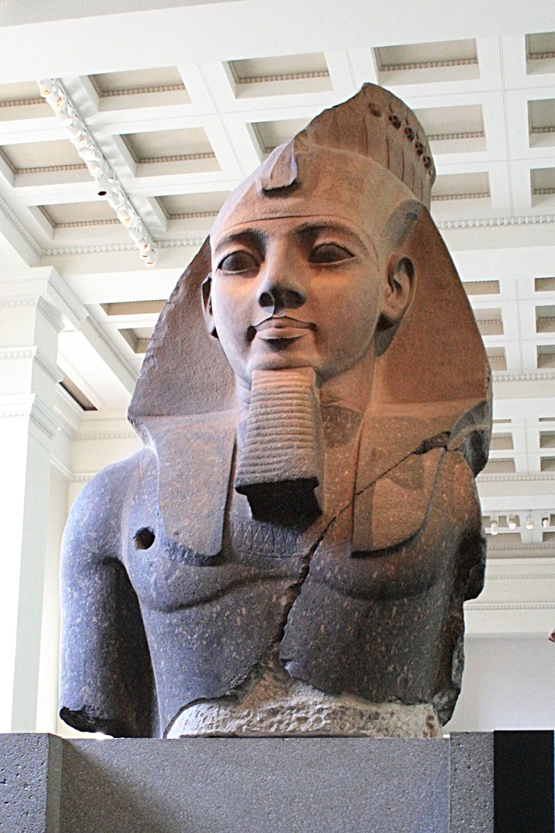 埃及法老 Ramesses II 像, 寄居及曠野時期文物時間軸