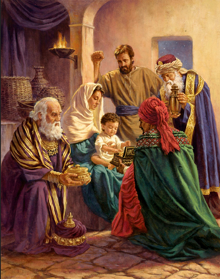 耶穌誕生景象 (幼童期), 耶穌童年時序
